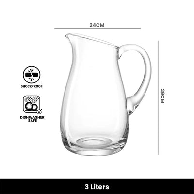 Leonardo Giardino Jug 3 Liters, Pack of 1 - HorecaStore