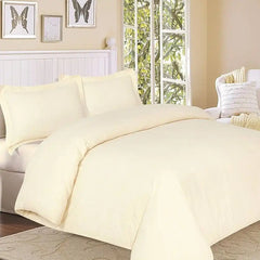 THS Giza Cotton Single Duvet Cover Ivory