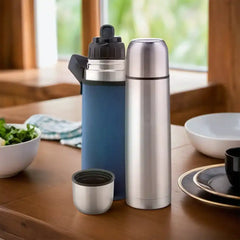 Borosil Vacuum Thermo Flask Blue, 500 ml