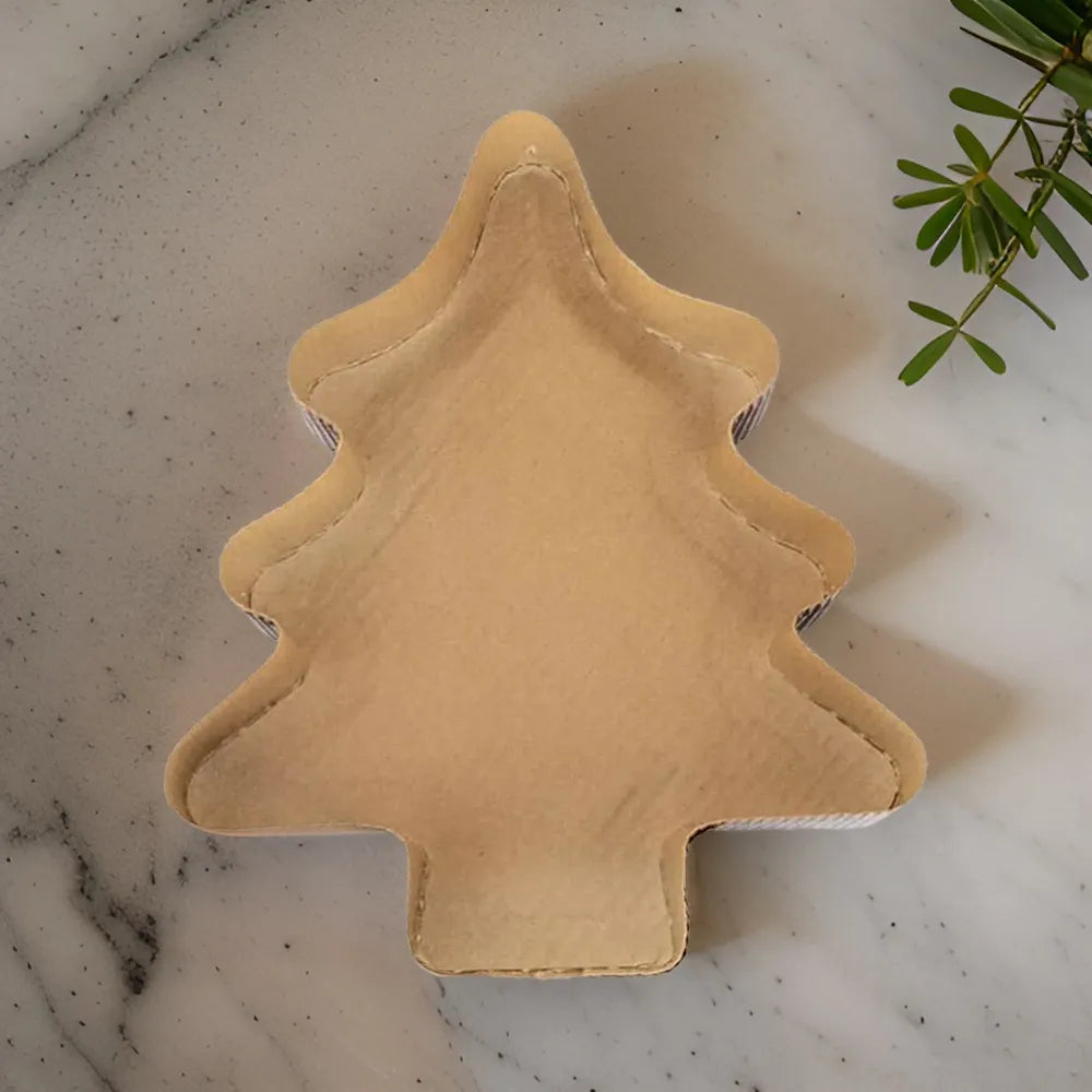 hotpacks tree shaped baking paper mould 30 x 6 cm 440 pcs