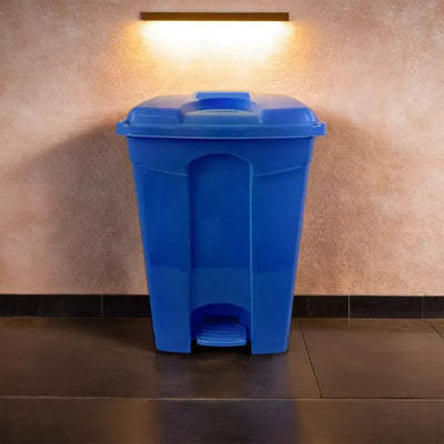 THS AF07331 Blue Garbage Pedal Bin 45L