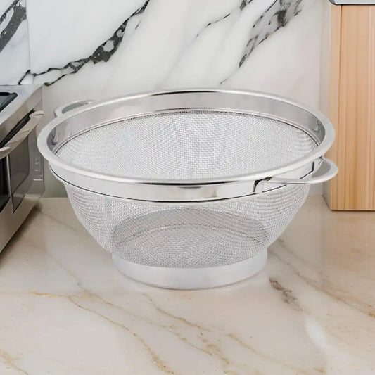 ths steel basket colander 21 cm