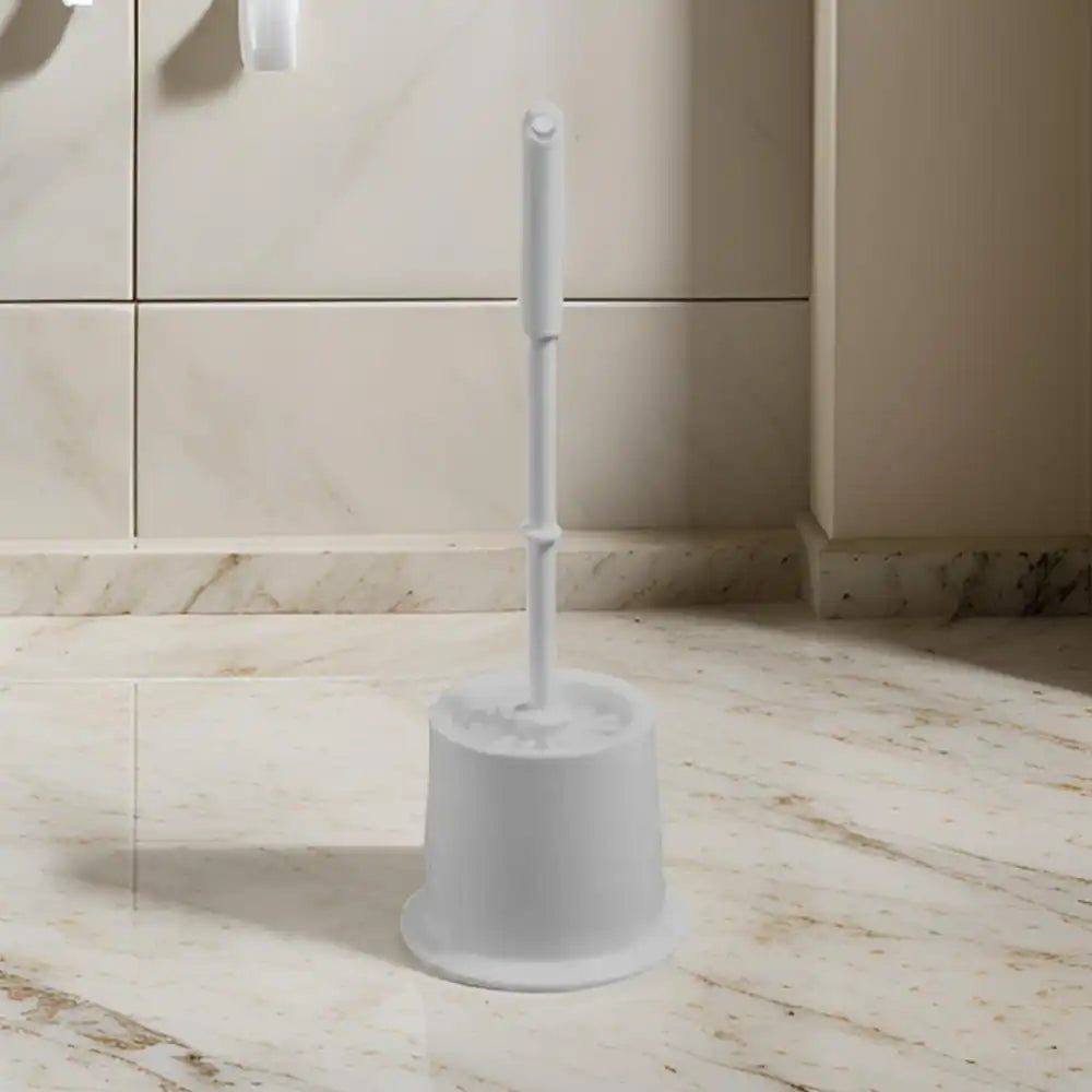 THS HB660 Grey Toilet Brush Set With Caddy