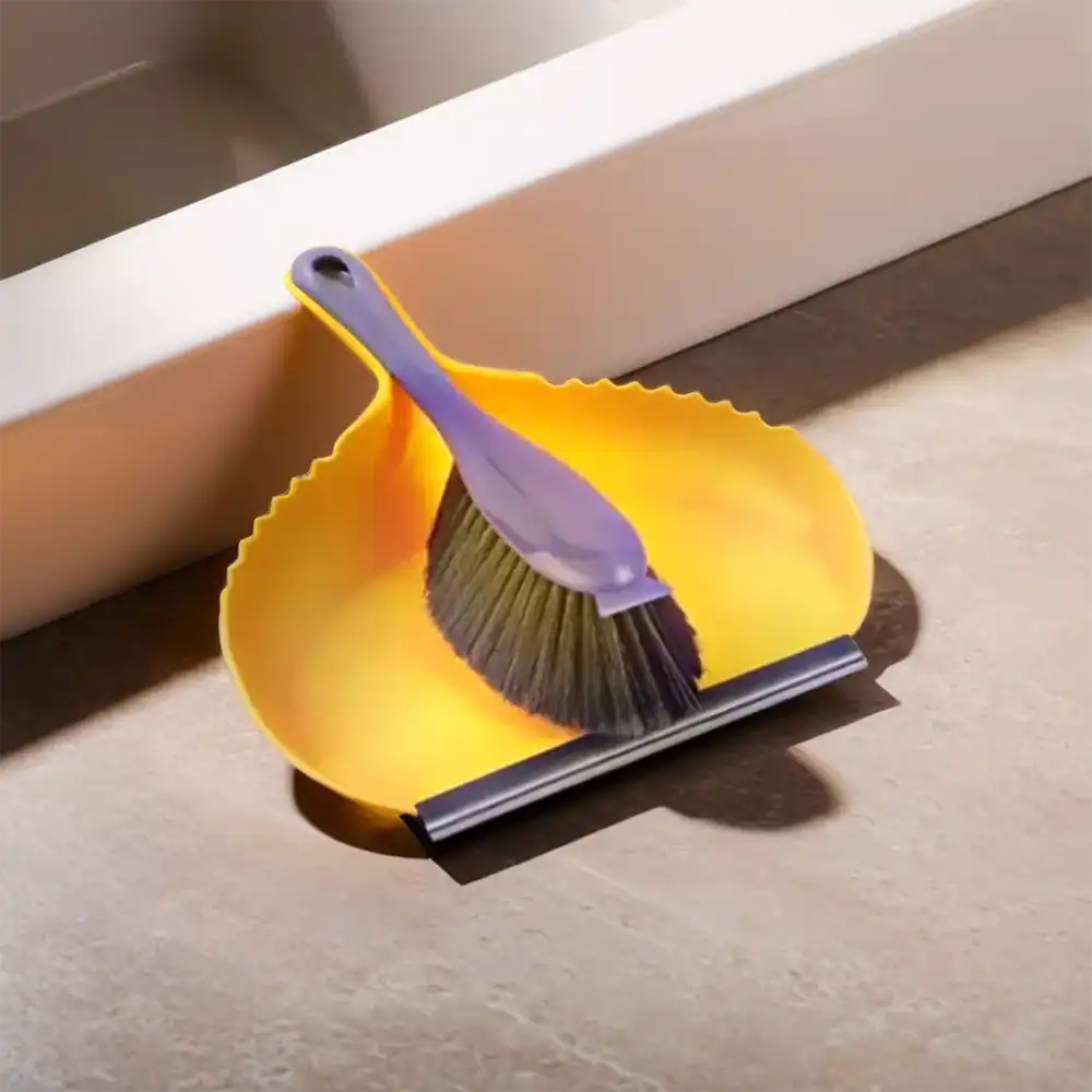 THS HB366 Yellow Dustpan Set