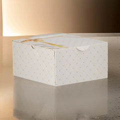 Hotpack Printed Cake Paper Box, 35 x 35 x 12 cm, 100 PCs