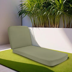 Gymkhana Grasshopper Outdoor Sunbed Cushion, Panama Alga, 196x72x10 cm