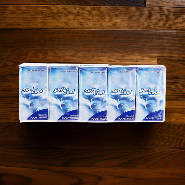 Hotpack Pocket Tissue, 3 ply, 360 PCs