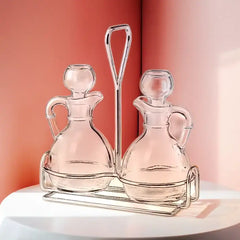 Libbey 3pc Cruet Set Glass,177 ml