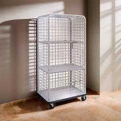 Wheelmate USA Wired Laundry Cage L80 x W80 x H182 cm