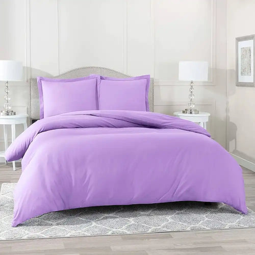 THS Giza Cotton Double/Queen Duvet Cover Mauve