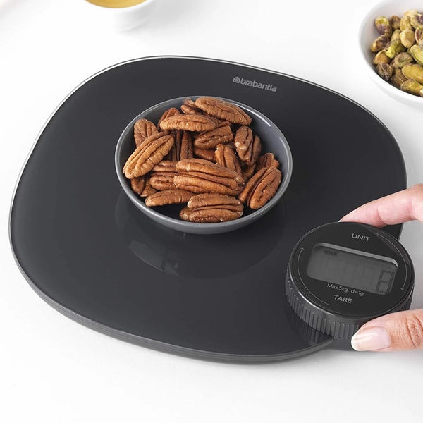 brabantia-dark-grey-kitchen-scales-plus