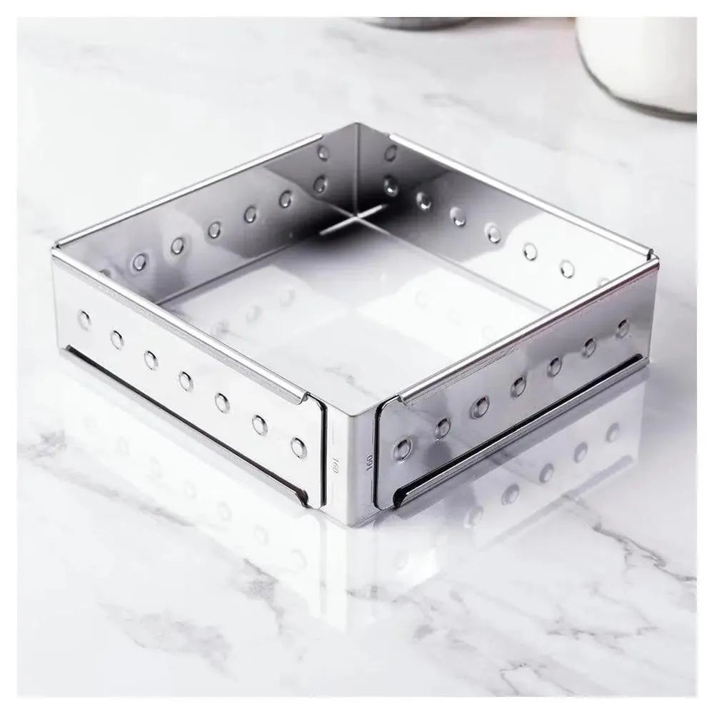 Louis Tellier Stainless Steel Adjustable And Extendable Cake Frame 28X16X4.5CM