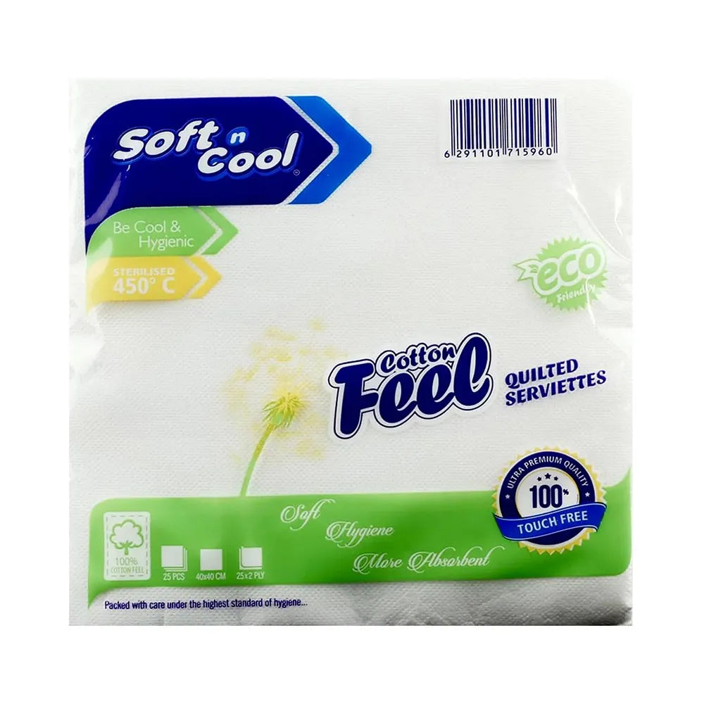 hotpack cotton feel white paper napkin 40 x 40 cm 1000 pcs