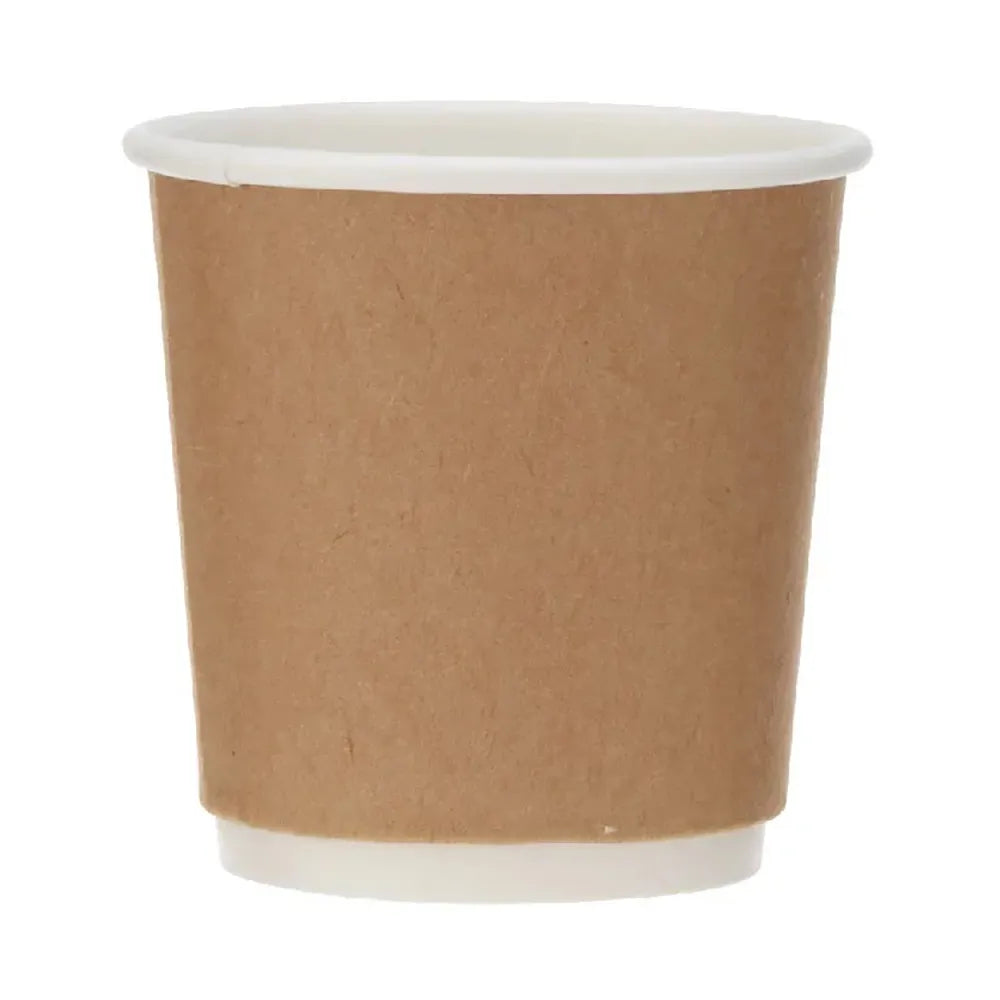 hotpack kraft double wall paper cup 119 ml 1000 pcs