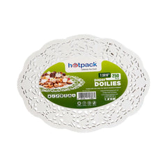 Hotpack Oval Doilies, 20 cm, 2000 PCs