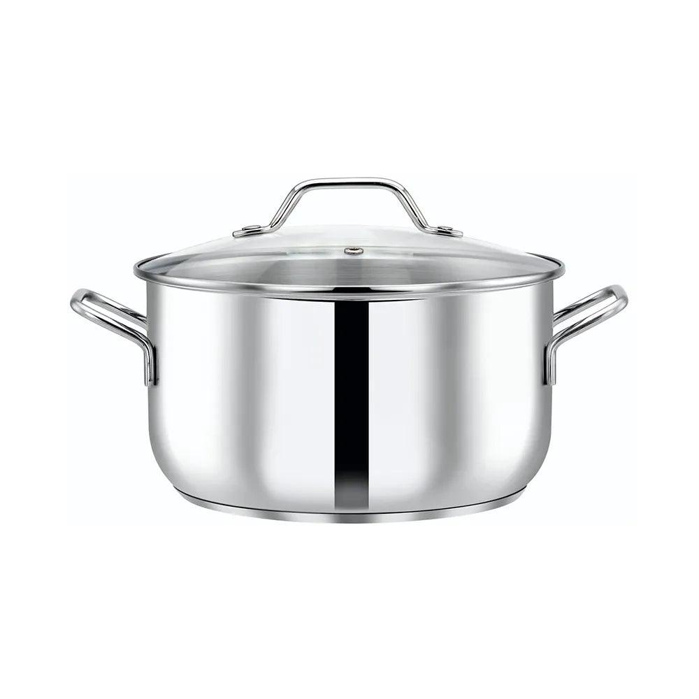 Pradeep Cookpot With Glass Lid, 7.3 Liter - HorecaStore