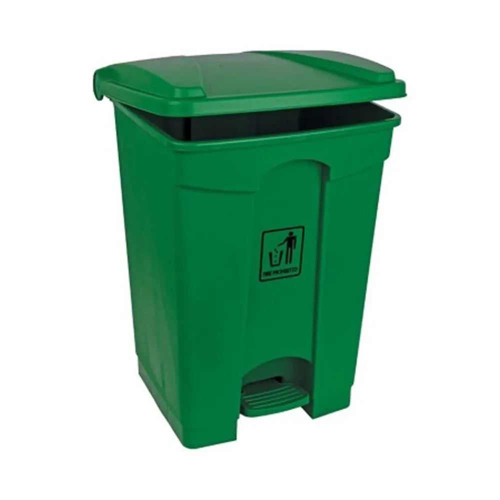 THS AF07331 Green Garbage Pedal Bin 45L