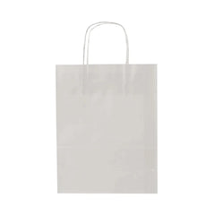 Hotpack White Paper Bag with a Twisted Handle, 34 x 18 x 34 cm, 250 PCs