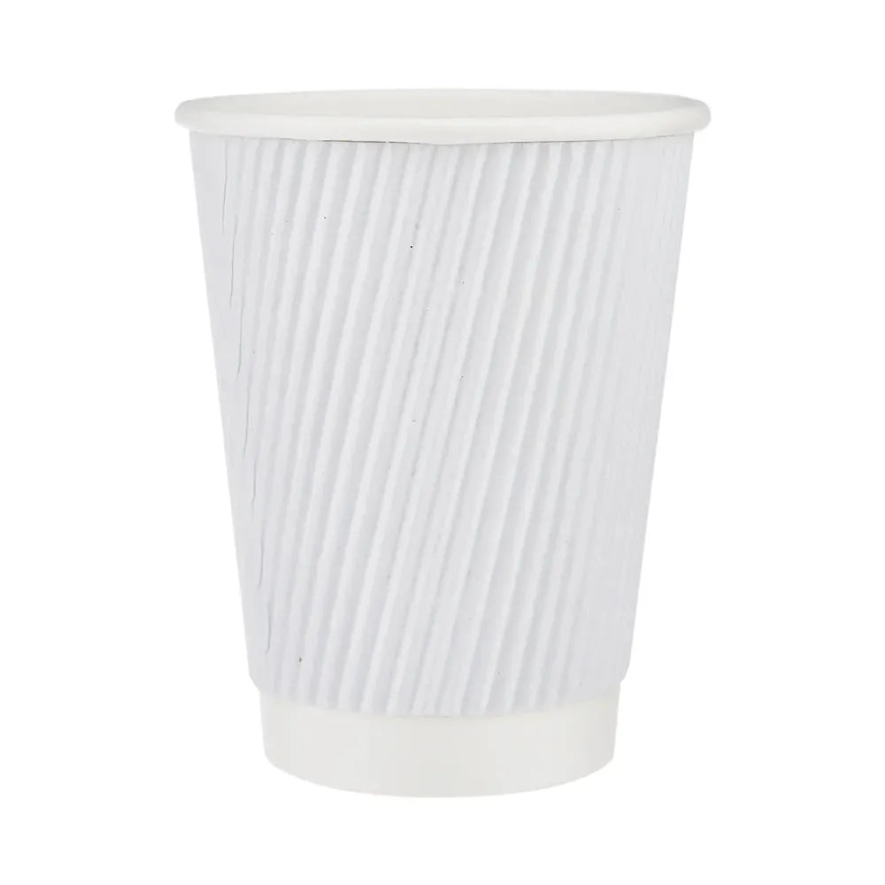 hotpack white ripple paper cup 360 ml 500 pcs