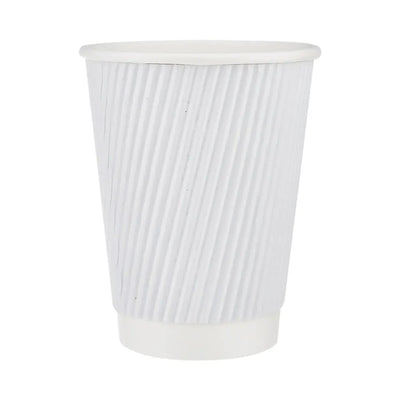 hotpack white ripple paper cup 360 ml 500 pcs