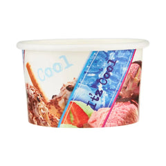 Hotpack Ice Cream Paper Bowl, 400 mI, 1000 PCs