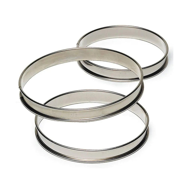 Gobel Deep Tart Ring Rolled Edges Ø 8 x 2.7 cm   HorecaStore