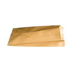 Hotpack Ribbed Kraft Food Grade Paper Bag, 15 x 33 x 7 cm, 240 PCs