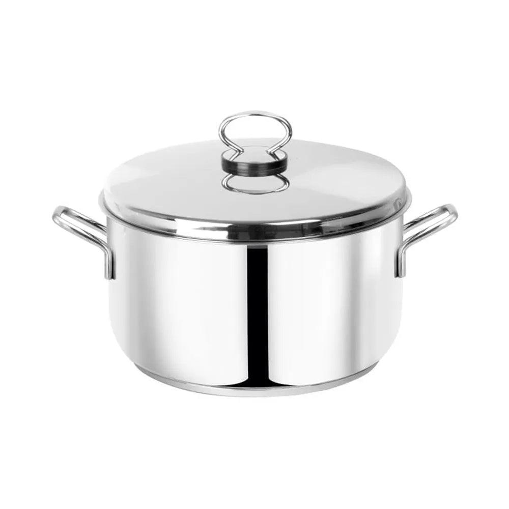 Pradeep Cookpot With Stainless Steel Dome Lid Plain, 1.7 Liter - HorecaStore