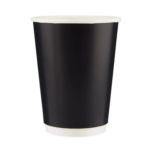 hotpack black double wall paper cup 355 ml 500 pcs