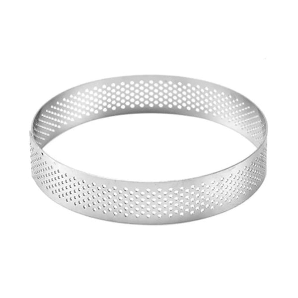 Greens Perforated Tart Ring Round Ø 7 x 2 cm   HorecaStore