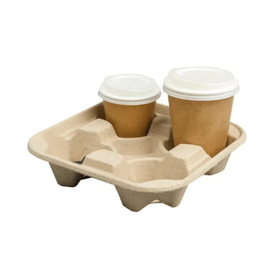 hotpack paper corrugated 4 cup holder 500 pcs