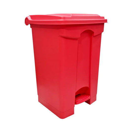 THS AF07331 Red Garbage Pedal Bin 45L