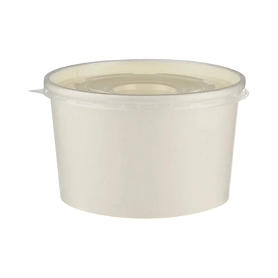 hotpack white soup paper bowl 400 ml 1000 pcs