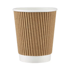 Hotpack Ripple Paper Cup, 355 ml, 500 PCs