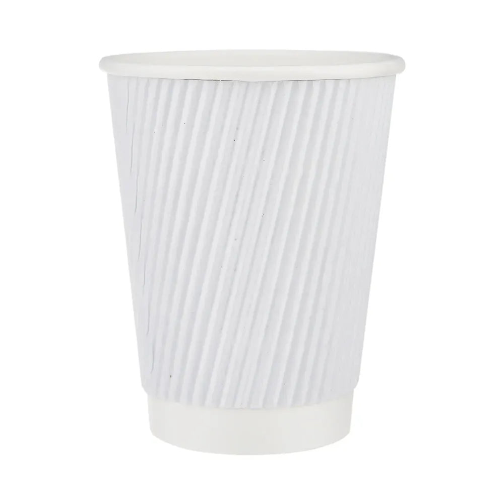 hotpack white ripple paper cup 480 ml 500 pcs