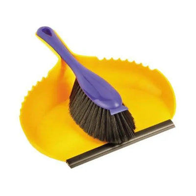 THS HB366 Yellow Dustpan Set