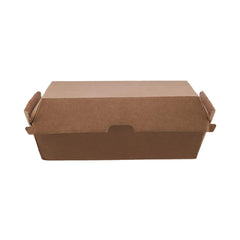 Hotpack Kraft Flute Dinner Box, 18 x 16 x 8 cm, 150 PCs