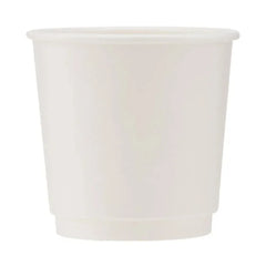 Hotpack White Double Wall Paper Cup, 119 ml, 1000 PCs