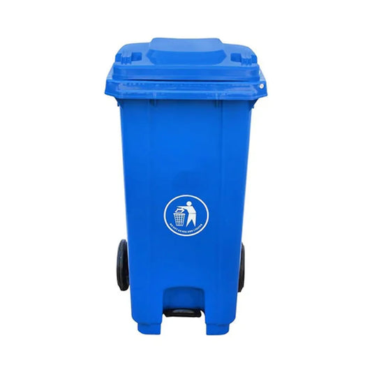 THS AF07302A Blue Garbage Pedal Bin 120L