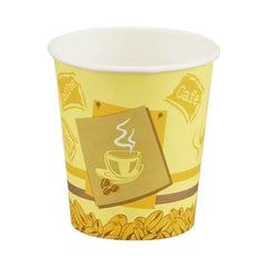 Hotpack Printed Paper Cup without Handle, 200 ml, 1000 PCs