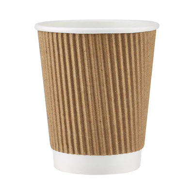 hotpack kraft ripple paper cup 120 ml 1000 pcs