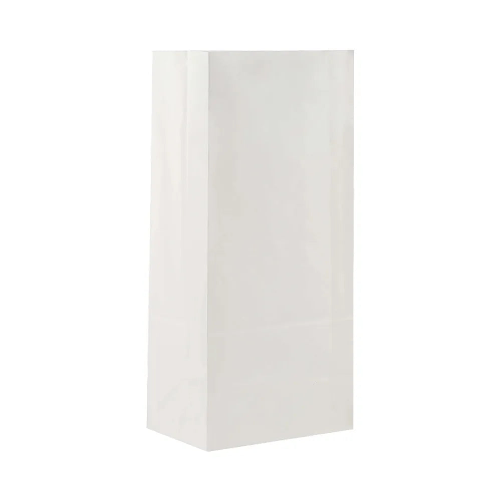 hotpack square bottom white paper bag 15 x 5 x 33 cm 1000 pcs