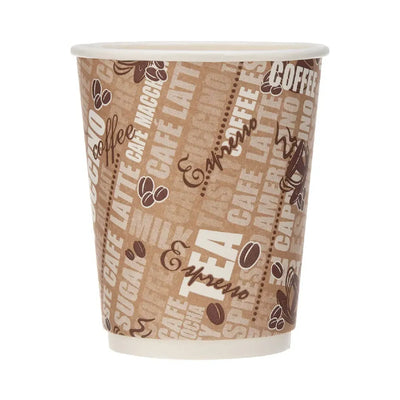 hotpack double wall ripple paper cup 237 ml 500 pcs