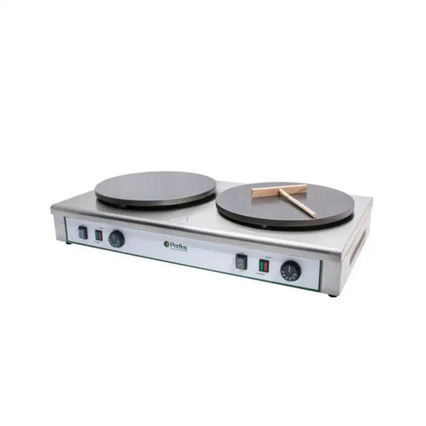 ths ecm 2 double head crepe maker 2 x 3 kw 90 x 50 x 18 cm