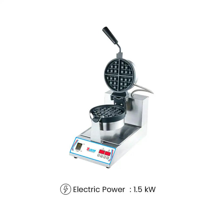 ths rwf 01rc rotary waffle maker digital control 1 5 kw 25 x 55 x 30 5 cm