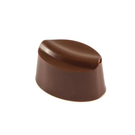 Martellato Polycarbonate Chocolate Curve on Ovel Mould 28 Slots 3X2X1.7CM Per Slot