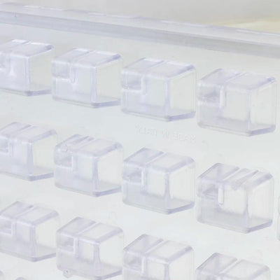 Martellato Polycarbonate Square V Marked Mould 28 Slots 2.2X2.2X2.2CM Per Slot - HorecaStore