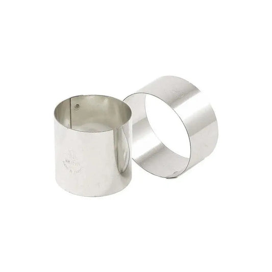 Matfer Bourgeat Stainless Steel Mousse Ring, 10 x 4.5 cm