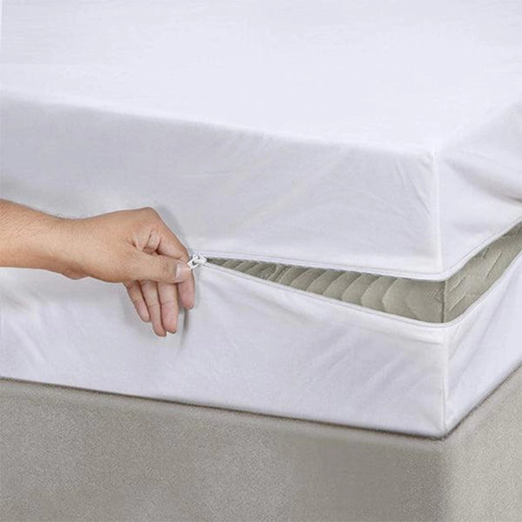 Oasis Mattress Dust Mite Mattress Cover, Zipper Lock 120 x 200 + 30 cm 120gsm