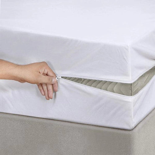 Oasis Mattress Dust Mite Mattress Cover, Zipper Lock, Size 180 x 200 x 30 cm 120gsm